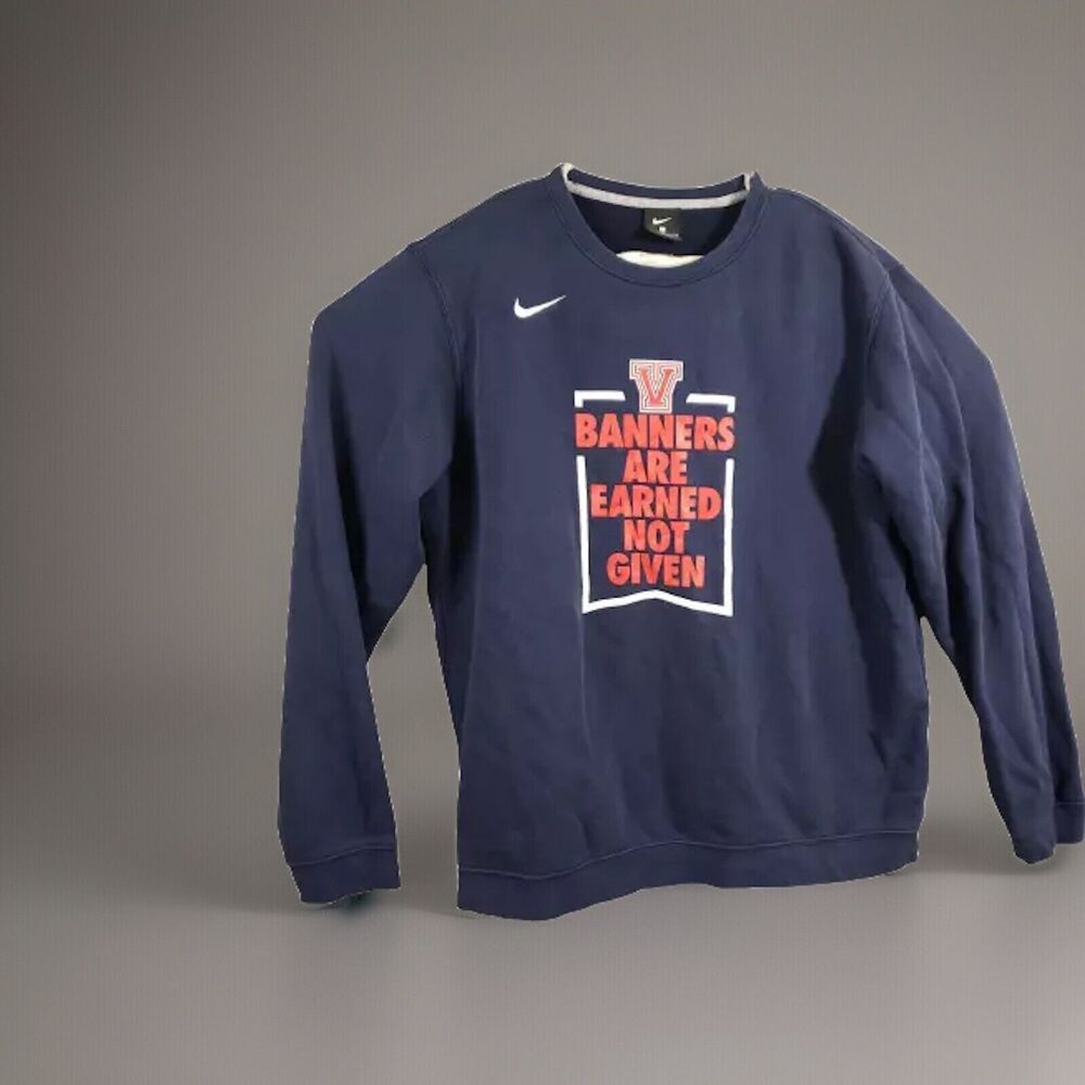 Nike Sweatshirt Men's Large Training Pullover Banners Are Earned 835589-419